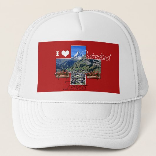 Casquette J'aime la Suisse (Devant)