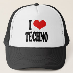 Casquette J'aime la techno