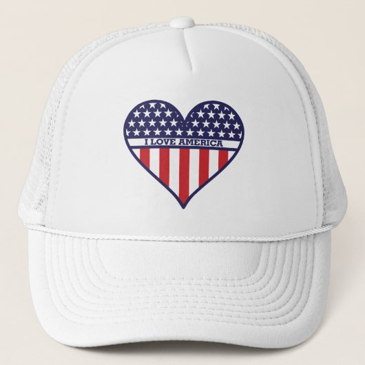 Casquette J'aime l'Amérique (Devant)