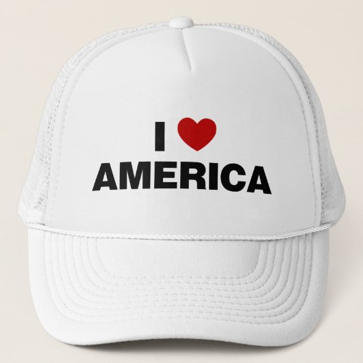 Casquette J'aime l'Amérique (Devant)