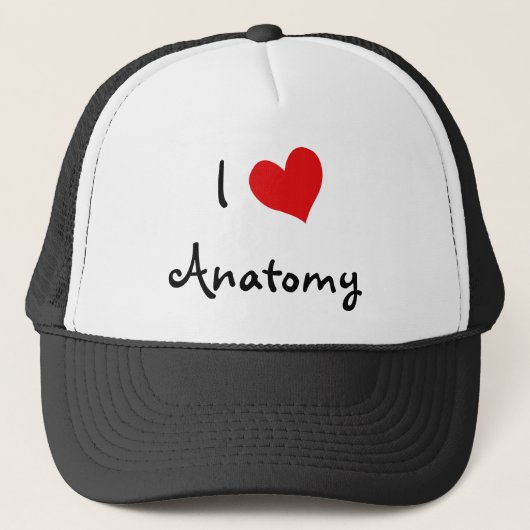 Casquette J'aime l'anatomie (Devant)