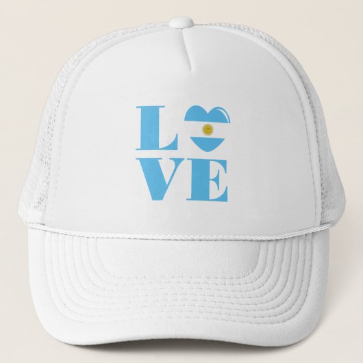 Casquette J'aime l'Argentine (Devant)