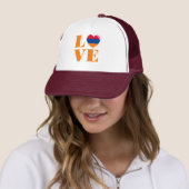 Casquette J'aime l'Arménie (En situation)