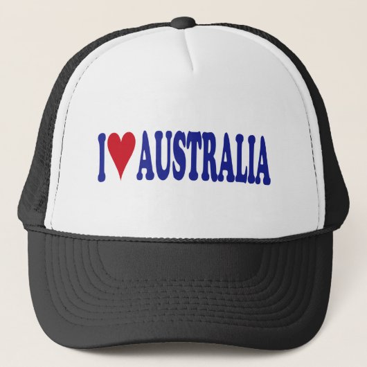 Casquette J'aime l'Australie (Devant)