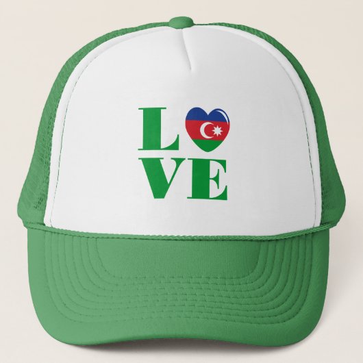 Casquette J'aime l'Azerbaïdjan (Devant)