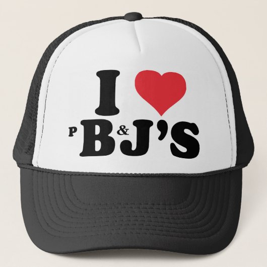 Casquette J'aime le beurre d'arachide et la chemise de la (Devant)