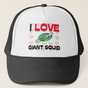 Casquette J'aime le calmar géant