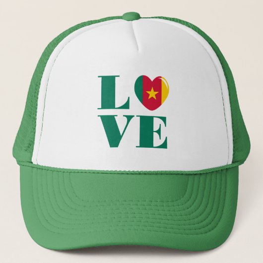 Casquette J'aime le Cameroun (Devant)