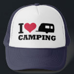 Casquette J'aime le camping<br><div class="desc">I love camping - caravane - remorque - vacances - mobile home - camping</div>