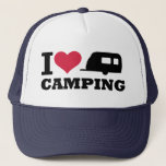 Casquette J'aime le camping<br><div class="desc">I love camping - caravane - remorque - vacances - mobile home - camping</div>