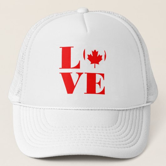Casquette J'aime le Canada (Devant)