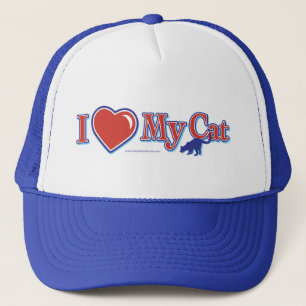 Casquette J'Aime Le Coeur Mon Chat