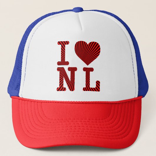 CASQUETTE J'AIME LE COEUR NL (Devant)