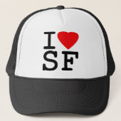 Casquette J'aime le coeur San Francisco (Devant)