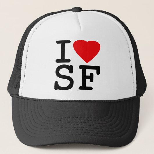 Casquette J'aime le coeur San Francisco (Devant)