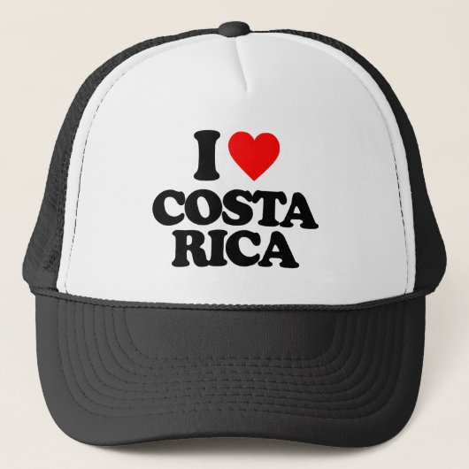 CASQUETTE J'AIME LE COSTA RICA (Devant)