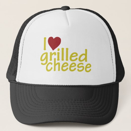 Casquette J'aime le fromage grillé (Devant)