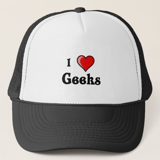 Casquette J'aime le geeks (Devant)