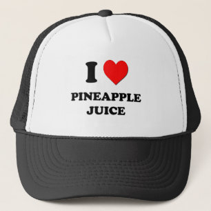 Casquette J'aime le jus d'ananas (la nourriture)