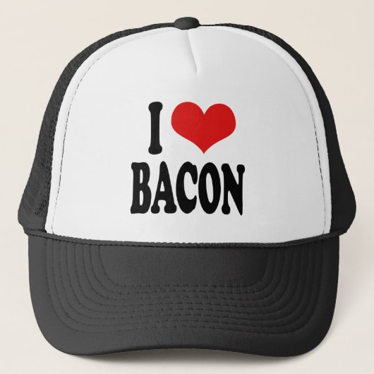 Casquette J'aime le lard (Devant)