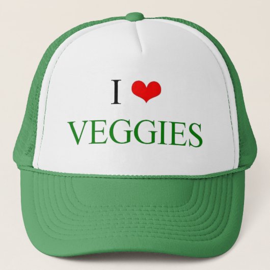 Casquette J'aime le légume (Devant)