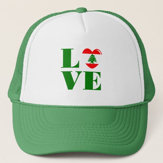 Casquette J'aime le Liban (Devant)