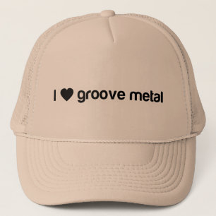 Casquette J'aime le métal de cannelure