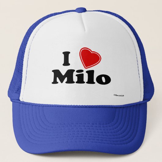 Casquette J'aime le Milo (Devant)