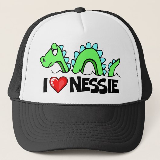 Casquette J'aime le Nessie (Devant)