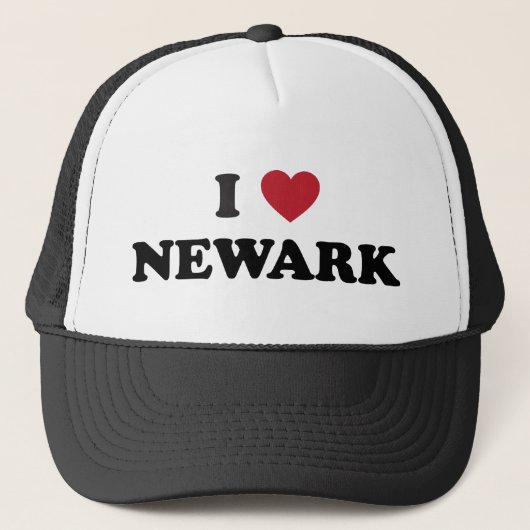 Casquette J'aime le New Jersey de Newark (Devant)