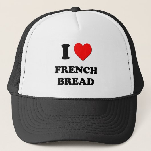 Casquette J'aime le pain français (Devant)