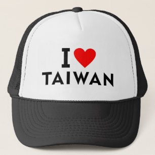 Casquette J'aime le pays de Taïwan comme le tourisme de