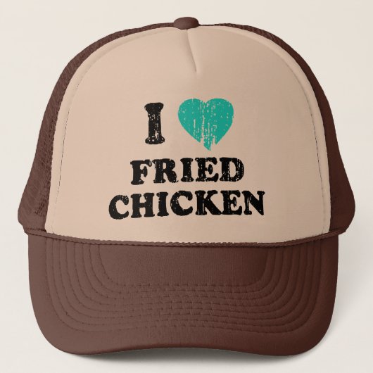 Casquette J'aime le poulet frit (Devant)