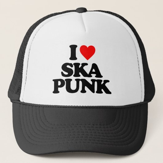 CASQUETTE J'AIME LE PUNK DE SKA (Devant)