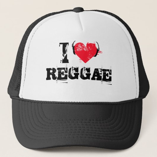 Casquette J'aime le reggae (Devant)