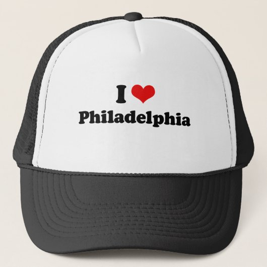 Casquette J'aime le T-shirt de Philadelphie (Devant)