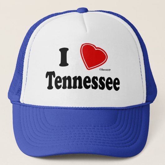 Casquette J'aime le Tennessee (Devant)