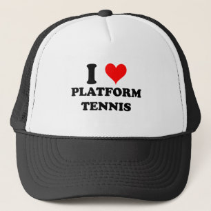 Casquette J'aime le tennis de plate-forme