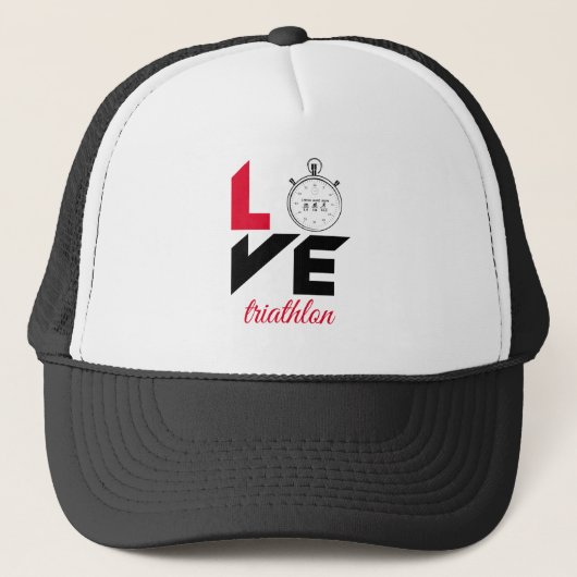 Casquette J'aime le triathlon (Devant)