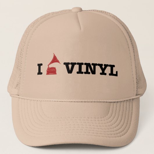Casquette j'aime le vinyle (Devant)