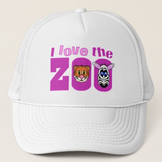 Casquette J'aime le zoo (Devant)