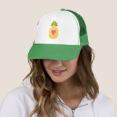 Casquette J'aime les ananas (En situation)