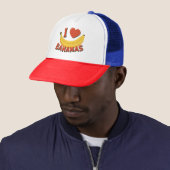 Casquette J'aime les bananes (En situation)