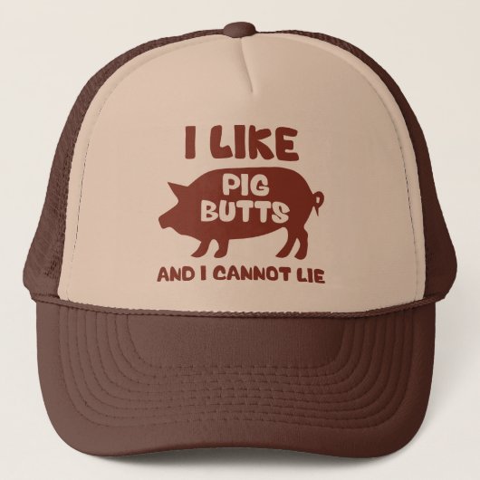 Casquette J'Aime Les Boutons De Cochon Et Je Ne Peux Pas Men (Devant)