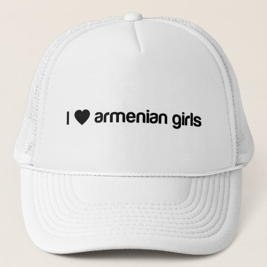 Casquette J'aime les filles arméniennes (Devant)
