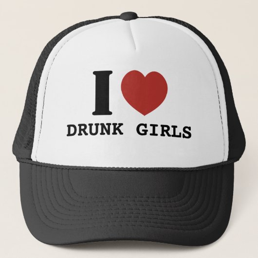 Casquette J'aime les filles ivres (Devant)