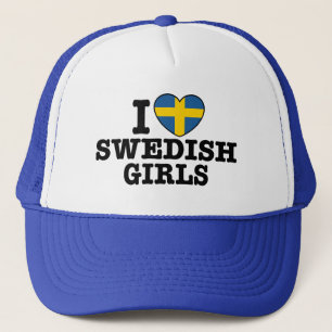 Casquette J'aime les filles suédoises