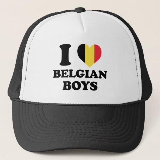 Casquette J'aime les garçons belges (Devant)