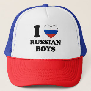 Casquette J'aime les garçons russes