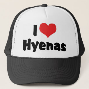 Casquette J'aime les hyènes à cœur